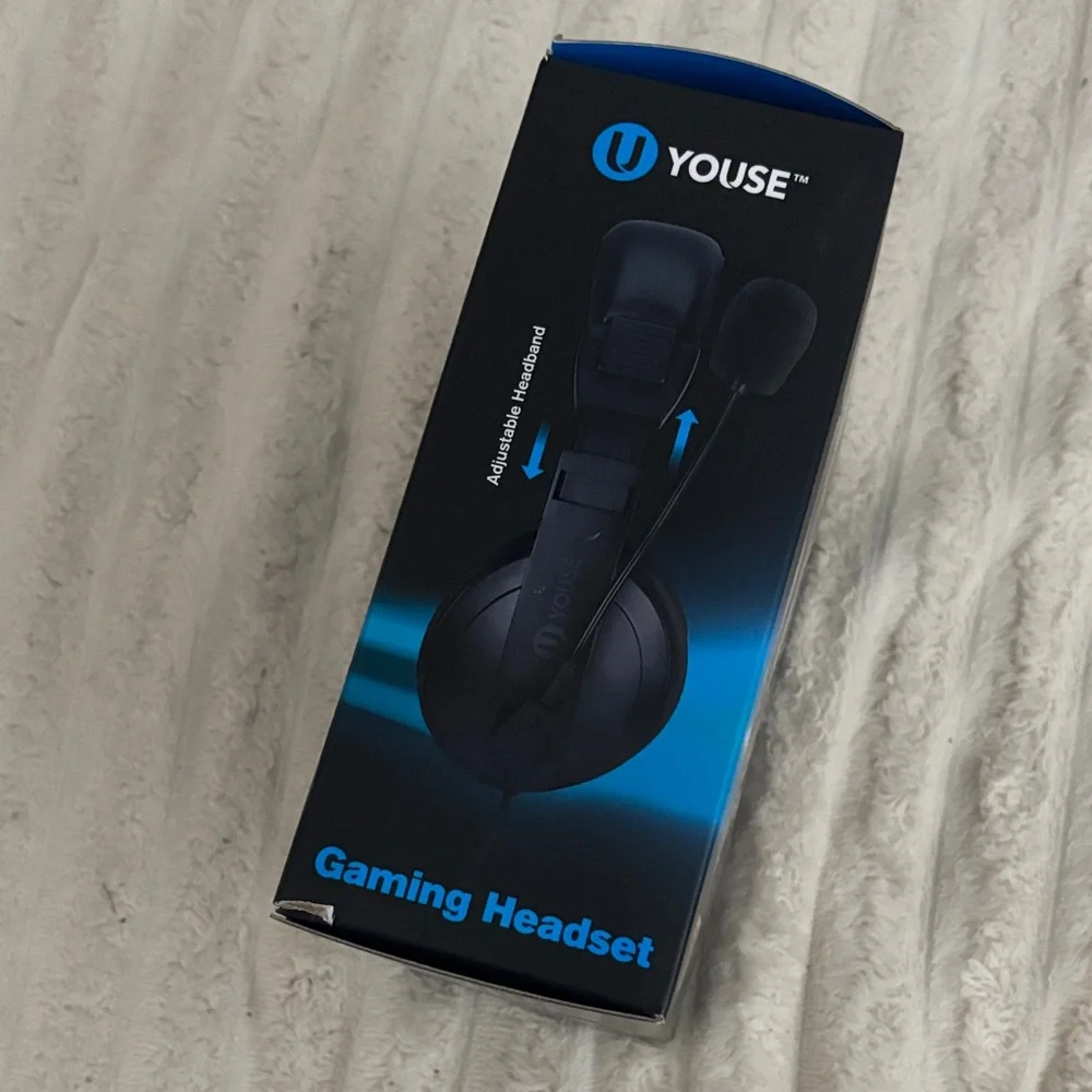 U Youse Gaming Headset for Xbox One, PS4 and PC - Black